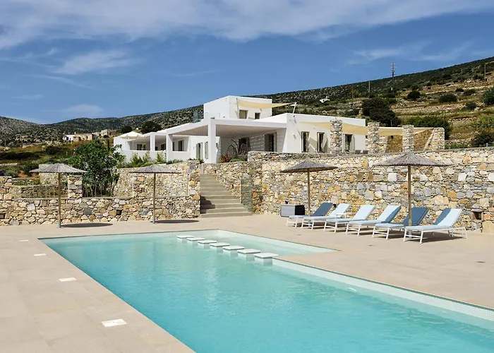 Outstanding New With Great Pool Area And Panoramic Sea View Villa Alikí